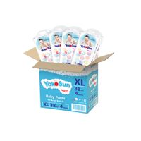 Подгузники-трусики детские YokoSun 12-20кг 38шт 4уп р.XL