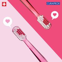 Щетка зубная ультрамягкая для взрослых Duo Love Curaprox/Курапрокс 2шт (CS5460/2) миниатюра фото №4