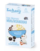 Каша зерно-молочная мультизлаковая с черной смородиной с пребиотиком Беллакт 250г