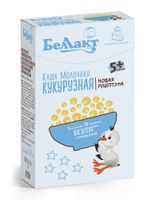Каша зерно-молочная кукурузная с пребиотиком Беллакт 200г миниатюра