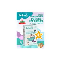 Каша безмолочная зерновая рисово-гречневая с черносливом с пребиотиком Беллакт 200г миниатюра фото №3