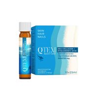 Коллаген морской+Гиалуроновая кислота монодоза красоты Qtem раствор 25мл 10шт миниатюра фото №2