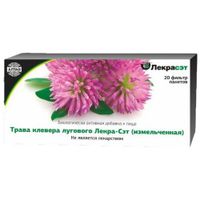 Клевер луговой трава ЛекраСэт фильтр-пакет 1,5г 20шт