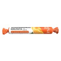 Аскорбинка детская вкус апельсина ABC Healthy Food таблетки 10шт