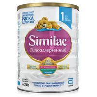Смесь сухая молочная 0-6 мес. Гипоаллергенный 1 Similac/Симилак 750г