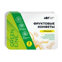 Конфета фруктовая мякоть банан ABC Healthy Food 12г