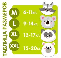 Joonies comfort подгузники-трусики, размер M (6-11 кг), 54 шт. миниатюра фото №8