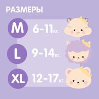 Подгузники-трусики Royal Fluffy Joonies/Джунис 12-17кг 38шт р.XL миниатюра фото №7