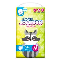 Joonies comfort подгузники-трусики, размер M (6-11 кг), 54 шт. миниатюра