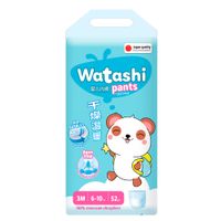 Подгузники-трусики одноразовые для детей Jambo-pack КК/2 Watashi 6-10кг 52шт р.М (3)