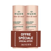 Стик для губ увлажняющий Рэв де Мьель Nuxe/Нюкс 4г 2шт