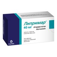 Липримар таблетки п/о плен. 40мг 100шт миниатюра фото №3