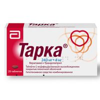 Тарка таблетки п/о плен. с модиф. высвоб. 4мг+240мг 28шт
