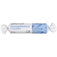 Аскорбинка с сахаром Vitateka/Витатека таблетки 2,9г 10шт