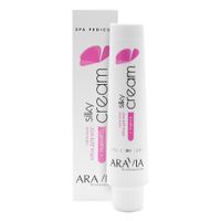 Крем для ног с пудрой шёлковый Silky Cream Aravia Professional/Аравия 100мл