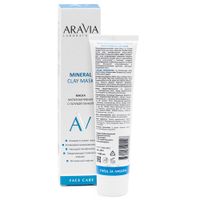 Маска мультиактивная с голубой глиной Aravia Laboratories 100мл миниатюра фото №8