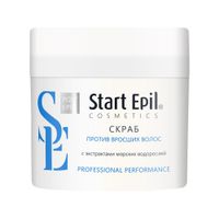 Скраб против вросших волос с экстрактами морских водорослей Start Epil/Старт Эпил 300мл