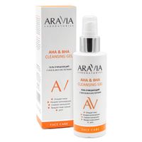 Гель для лица очищающий с АНА и ВНА кислотами Aravia Laboratories 150мл