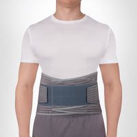 Бандаж-корсет на пояснично-крестцовый отдел Интелин MedicalLine SL B01, серый, р.M миниатюра фото №3