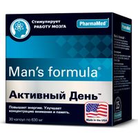 Активный день Man's formula/Мен-с формула капсулы 630мг 30шт