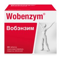 Вобэнзим таблетки кишечнорастворимые п/о 200шт