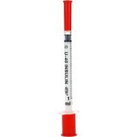 Шприц инсулиновый 3-х компонентный с иглой 29G U-40 SFM 0,33х12,7мм 1мл 10шт миниатюра фото №3