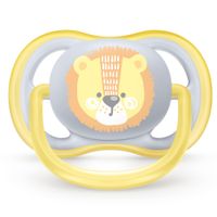 Соска-пустышка силиконовая ортодонтическая с футляром 0-6 мес. Ultra Air Philips Avent 2шт (SCF085/01) миниатюра фото №5