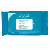 Салфетки влажные с очищающей мицелярной водой Uriage/Урьяж 25шт