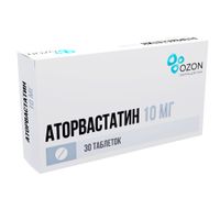 Аторвастатин таблетки, покрытые пленочной оболочкой 10мг 30шт миниатюра фото №2 Аторвастатин таблетки, покрытые пленочной оболочкой 10мг 30шт миниатюра фото №2
