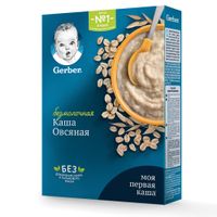 Каша сухая безмолочная овсянка Gerber/Гербер 180г