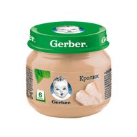 Пюре кролик Gerber/Гербер 80г