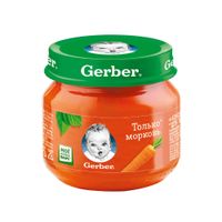 Пюре морковь Gerber/Гербер 80г