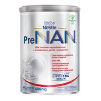 Смесь сухая молочная PRE Nan/Нан 400г
