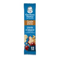 Батончик банан и вишня Gerber/Гербер 25г