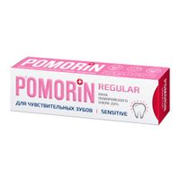 Паста зубная Для чуствительных зубов Regular Pomorin/Поморин 100мл миниатюра фото №2