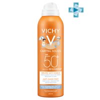 Спрей-вуаль солнцезащитный детский Анти-песок SPF50+ Capital Soleil Vichy/Виши 200мл