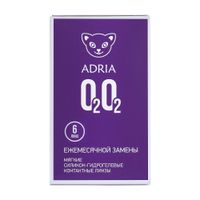 Линзы контактные Adria/Адриа o2o2 (8.6/-3.00) 6шт