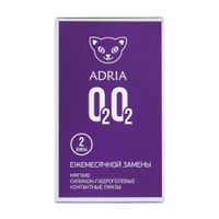 Линзы контактные Adria/Адриа o2o2 (8.6/-4.00) 2шт