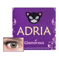Линзы контактные цветные Adria/Адриа Glamorous color (8.6/-5.00) Gold 2шт