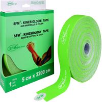 Тейп кинезиологический на хлопковой основе в рулоне зеленый SFM-Plaster 5см х 3200см