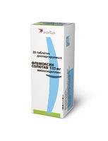 Флемоксин Солютаб таблетки, диспергируемые в полости рта 125мг 20шт Флемоксин Солютаб таблетки, диспергируемые в полости рта 125мг 20шт