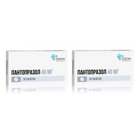 2Х Пантопразол таблетки п/о кишечнораств. 40мг 28шт