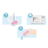 Соска-пустышка силиконовая ортодонтическая с футляром 0-6 мес. Ultra Air Philips Avent 2шт (SCF080/05) миниатюра фото №2