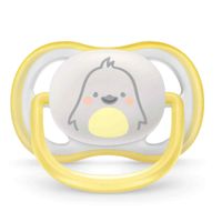 Соска-пустышка силиконовая ортодонтическая с футляром 0-6 мес. Ultra Air Philips Avent (SCF086/26) миниатюра фото №2
