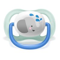 Соска-пустышка силиконовая ортодонтическая с футляром 0-6 мес. Ultra Air Philips Avent 2шт (SCF080/05) миниатюра фото №5