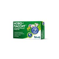 Ново-пассит таблетки п/о плёночной 200мг 10шт
