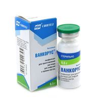 Ванкорус порошок для приг. раствора для инфузий и приема внутрь 500мг