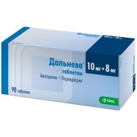 Дальнева таблетки 10мг+8мг 90шт