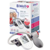 Тонометр полуавтоматический с манжетой М на плечо PRO-30 B.Well/Би Велл миниатюра фото №9