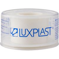 Пластырь LUXPLAST (Люкспласт) фиксирующий из нетканого полотна 2,5х500 см.
